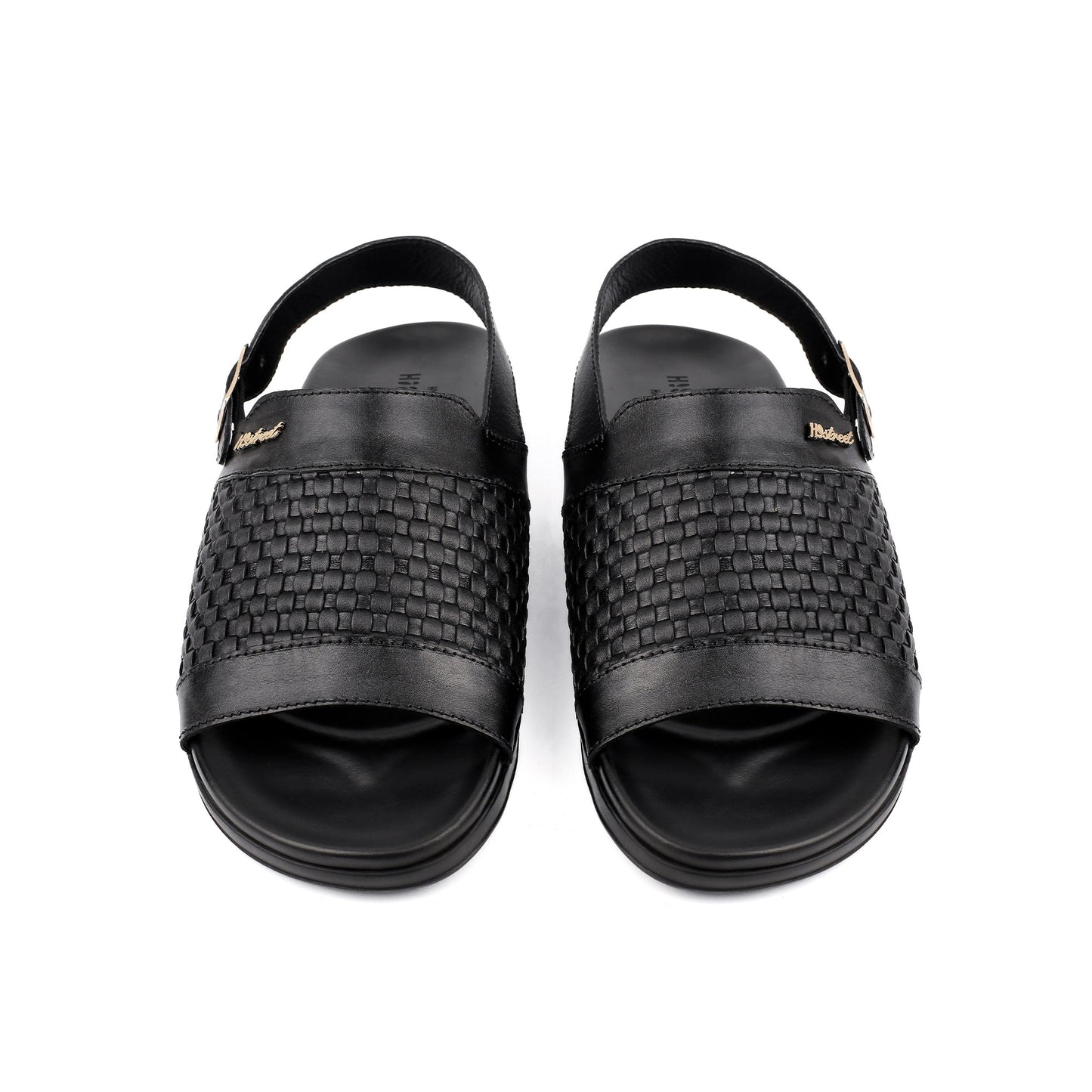 BRAIDED LEATHER COMFORT SANDAL