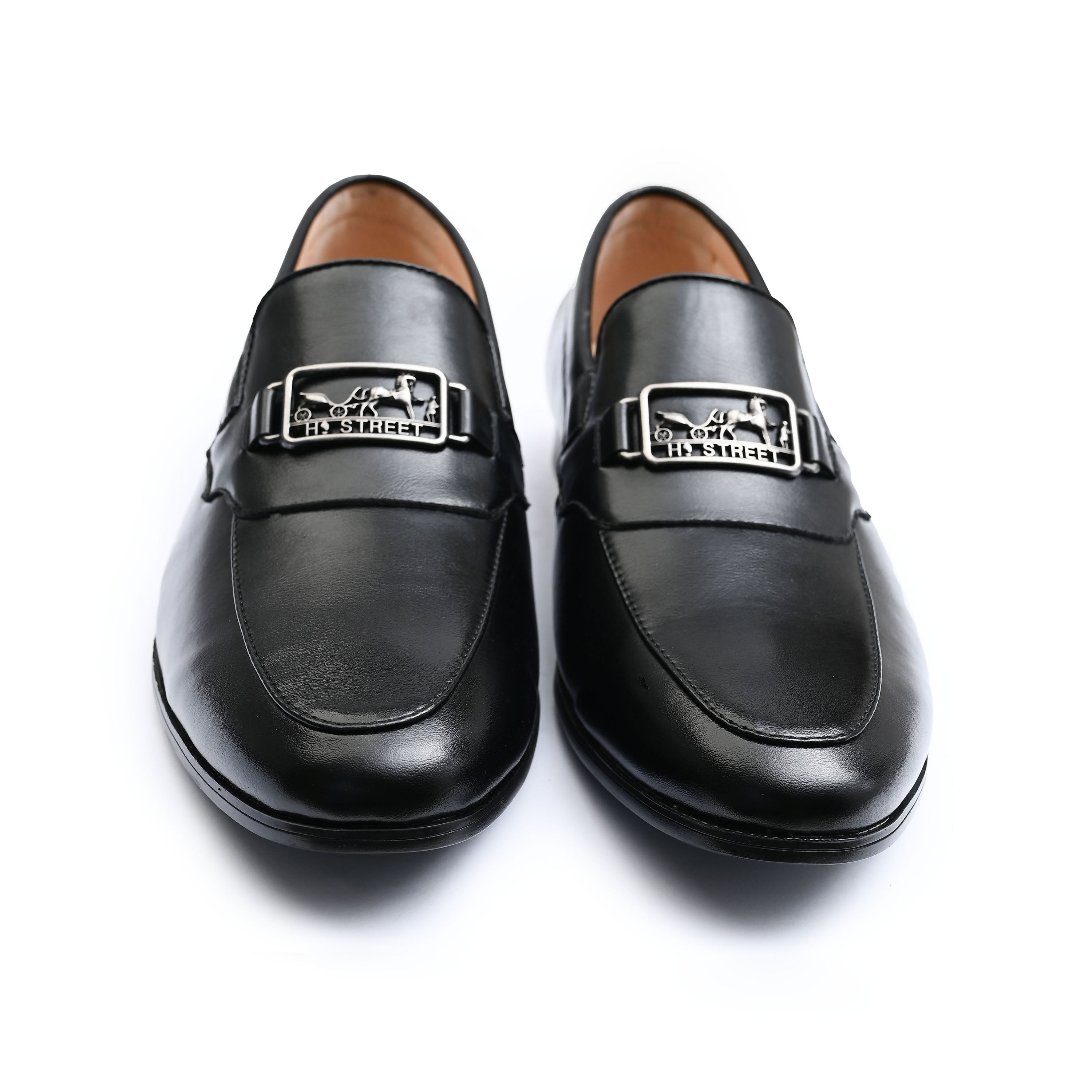 BLACK SNAFFLE TRIM SHOES