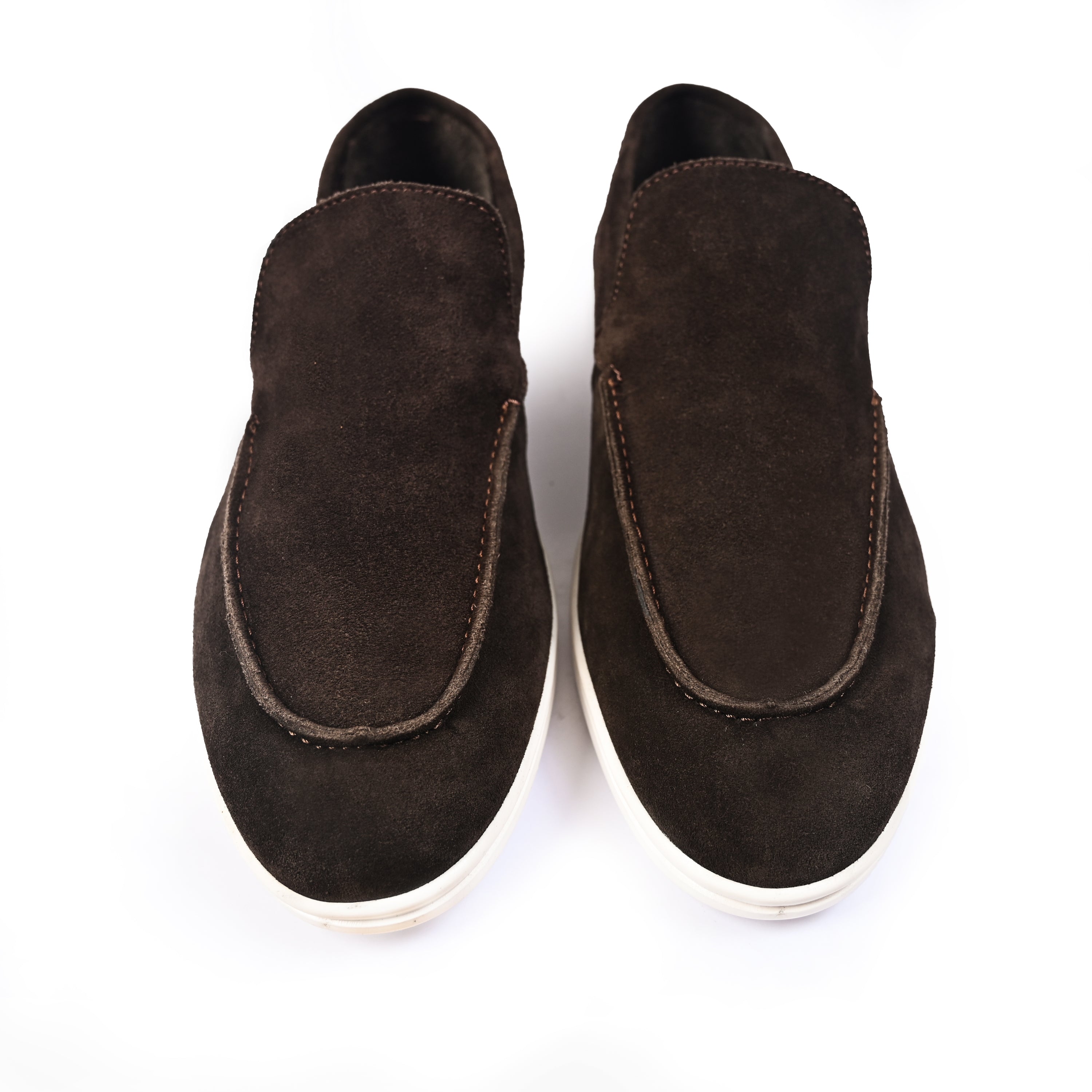 BROWN SUEDE OLD MONEY SHOES