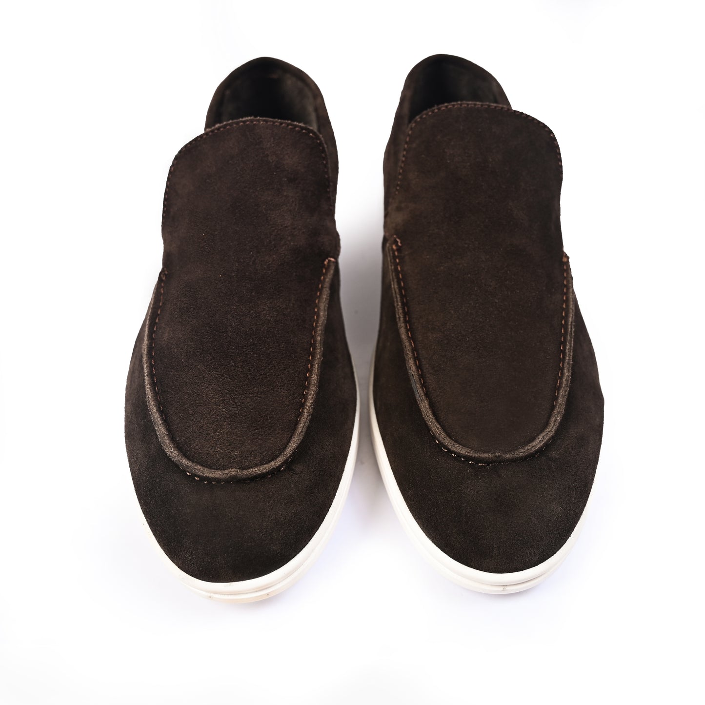 BROWN SUEDE OLD MONEY SHOES