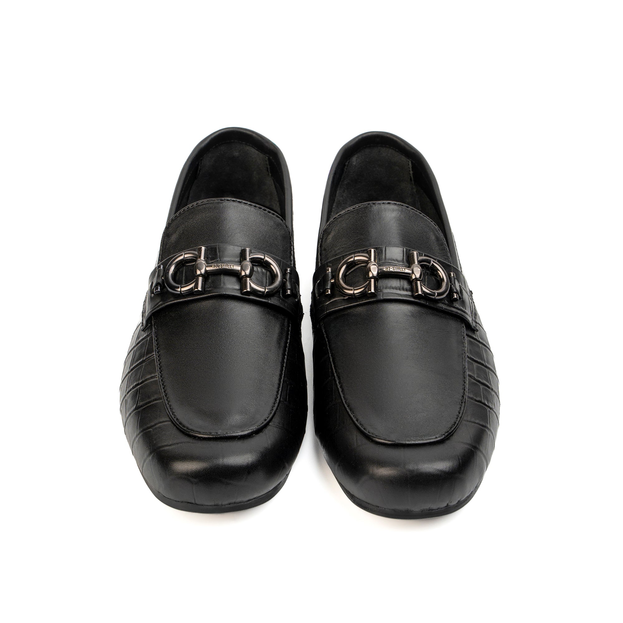 MULTI LEATHER BUCKLE MOCCASIN