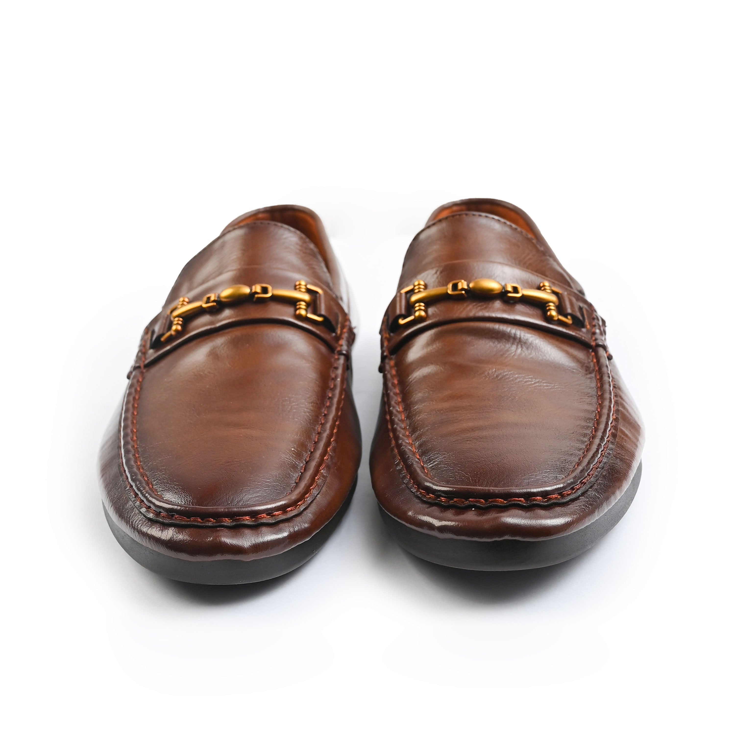 SOFT LEATHER BUCKLE MOCCASIN