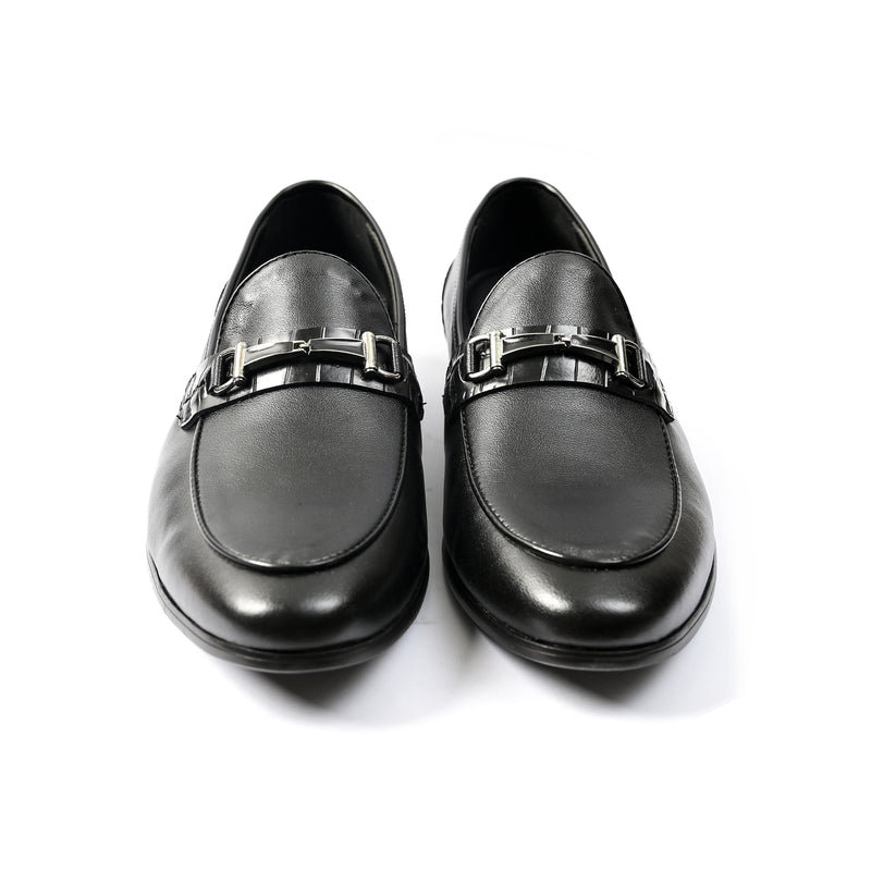 BLACK ANILINE LEATHER SHOES