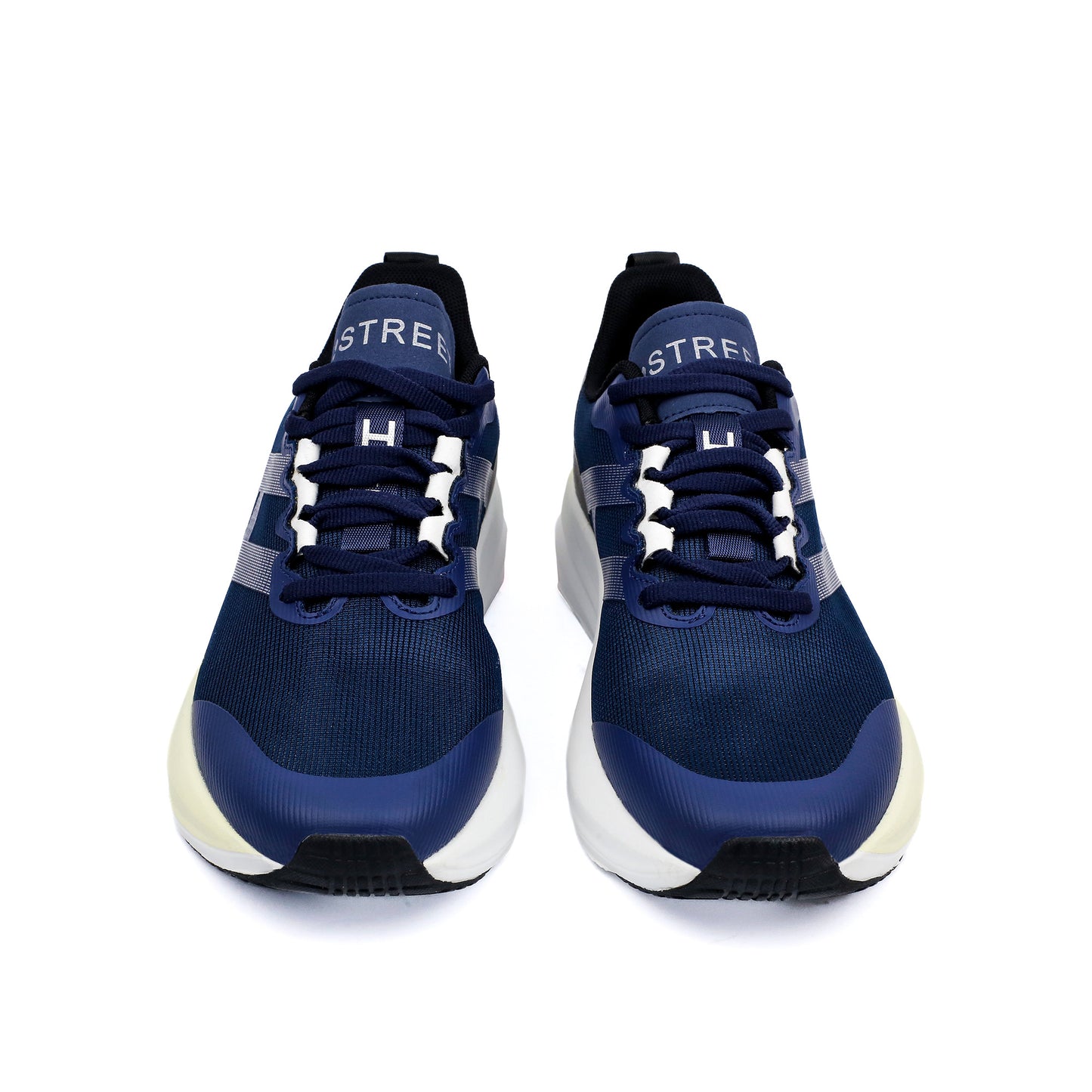 BLUE LACE UP TRAINER SHOES