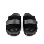 BLACK SUEDE COMFORT SLIPPER