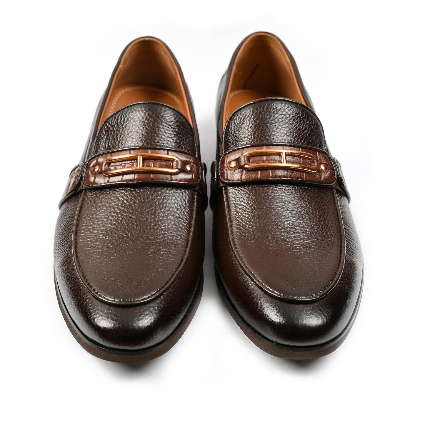 BROWN MILT LEATHER SHOES