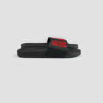 black slider slippers