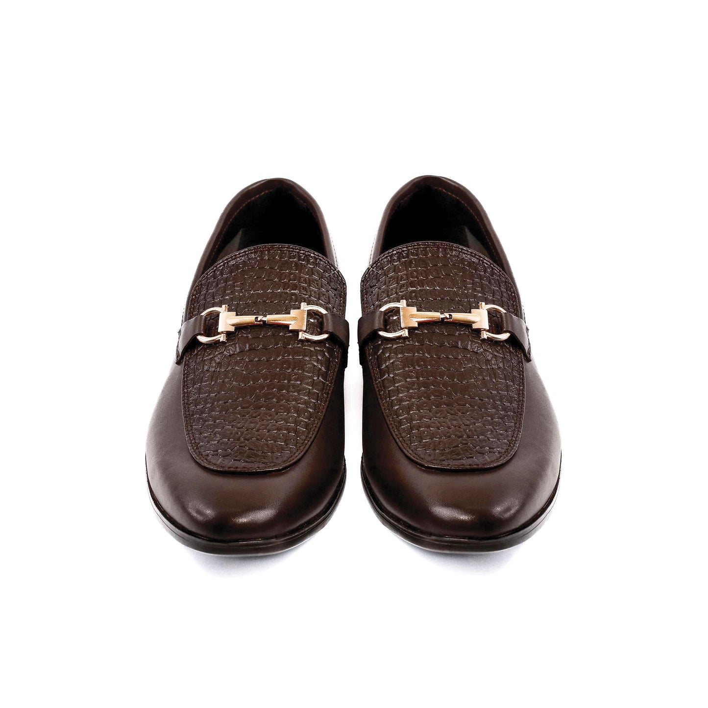 BROWN SPLIT LEATHER SHOES