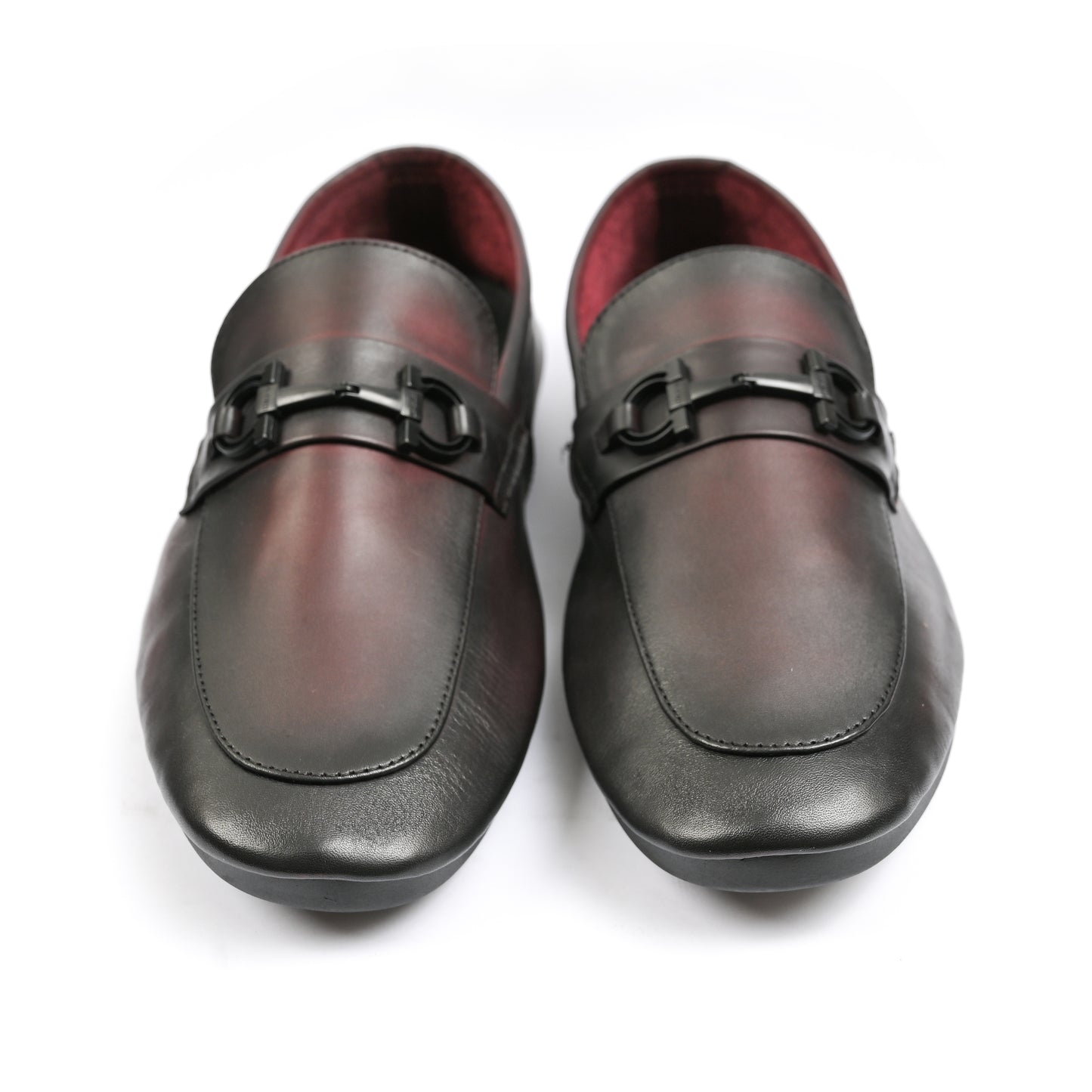 MAROON SOFT LEATHER SHOES