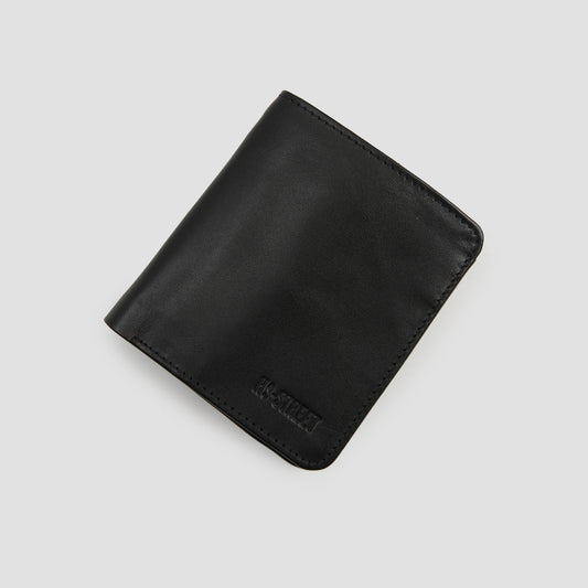 BLACK LEATHER SMART WALLET