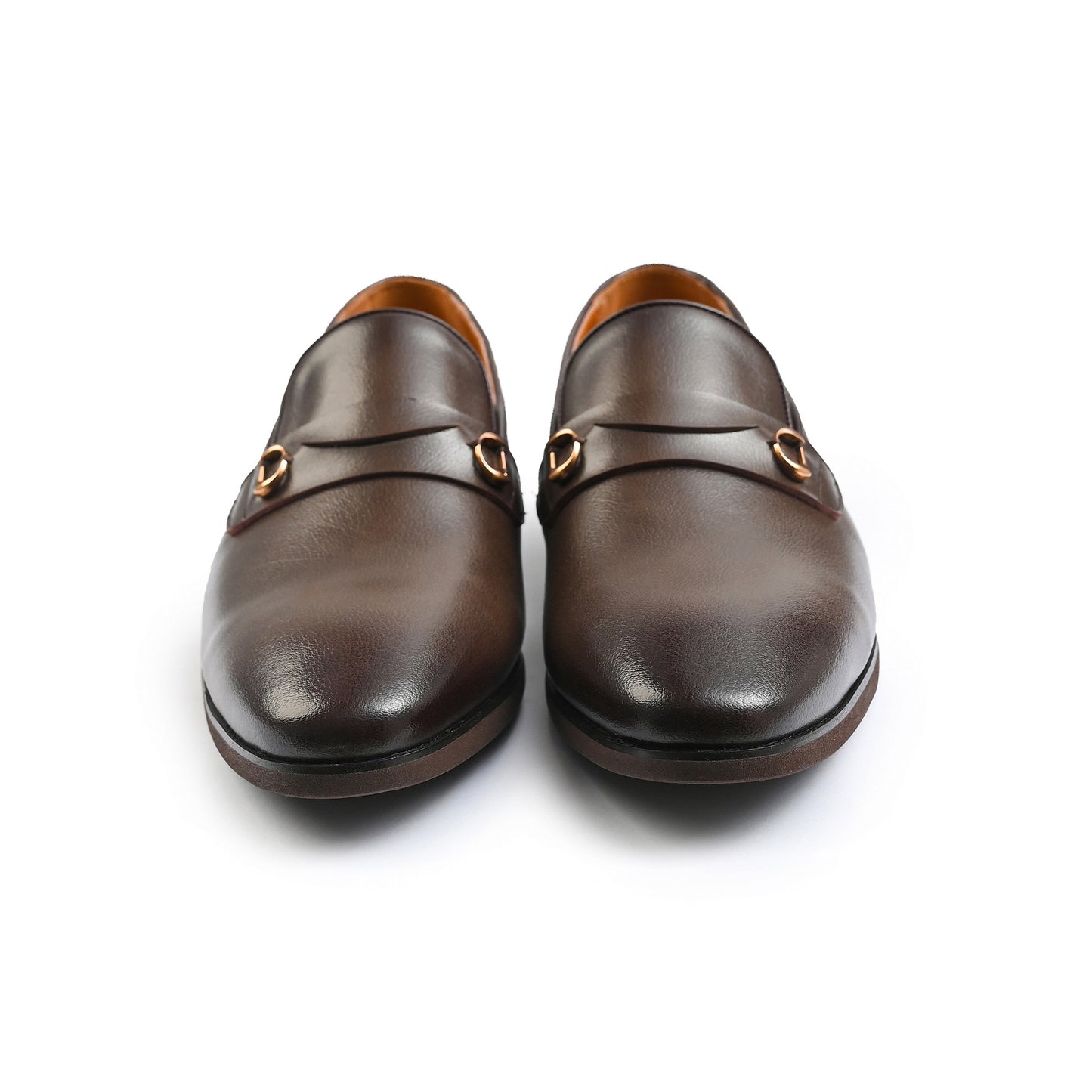 BROWN MILT TEXTURED SHOES