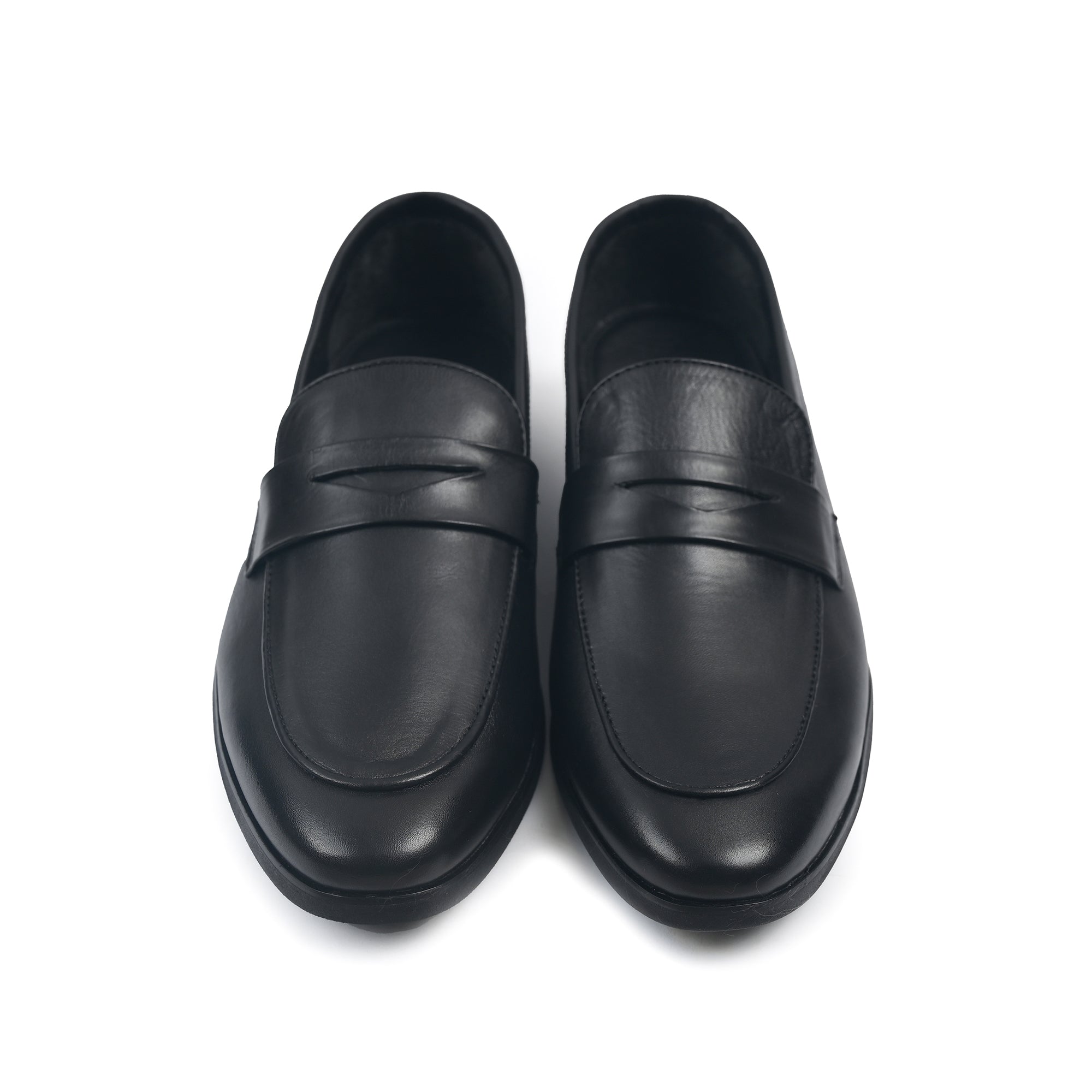 BLACK SOFT LEATHER LOAFER
