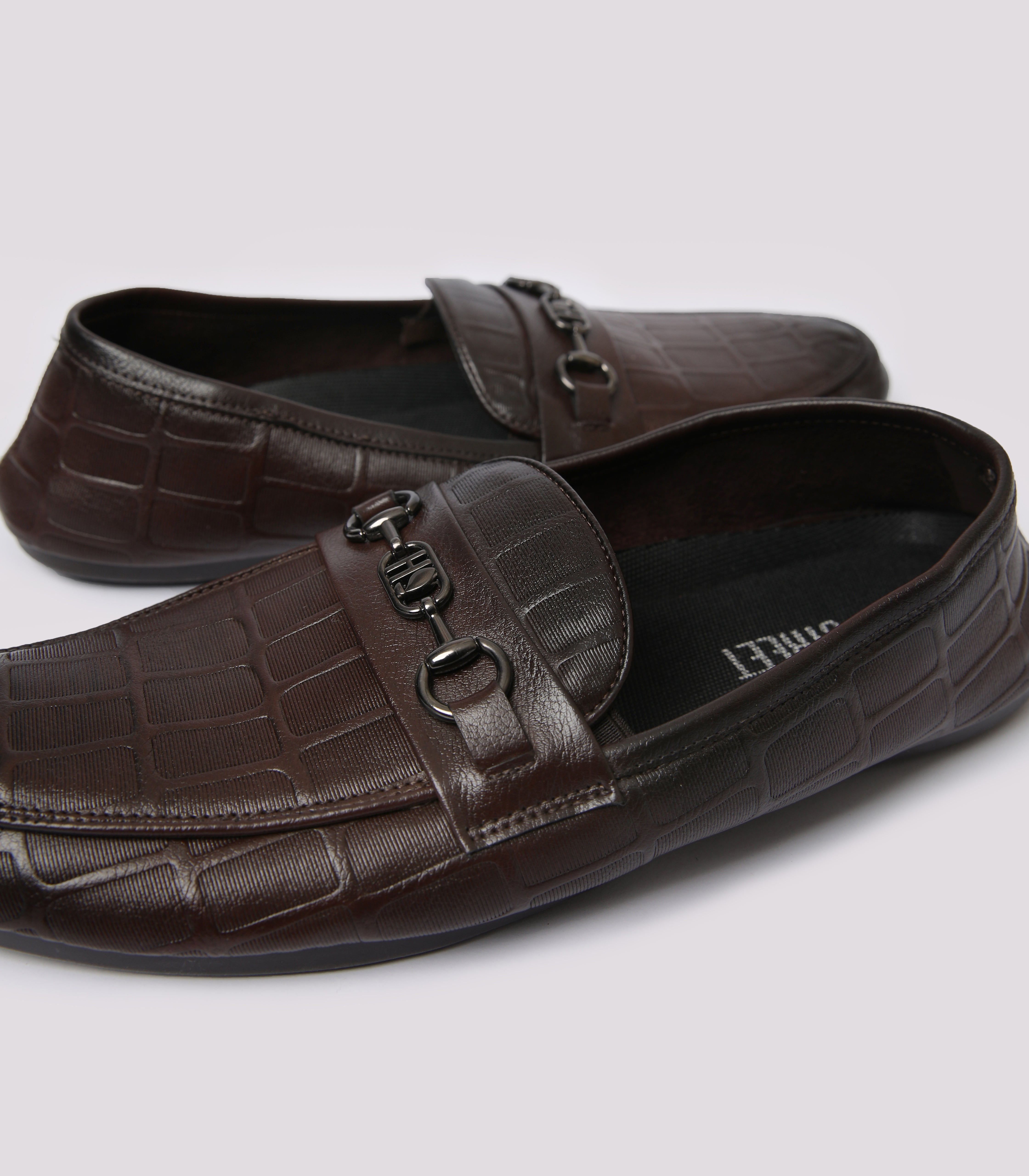 BROWN SOFT LEATHER LOAFERS