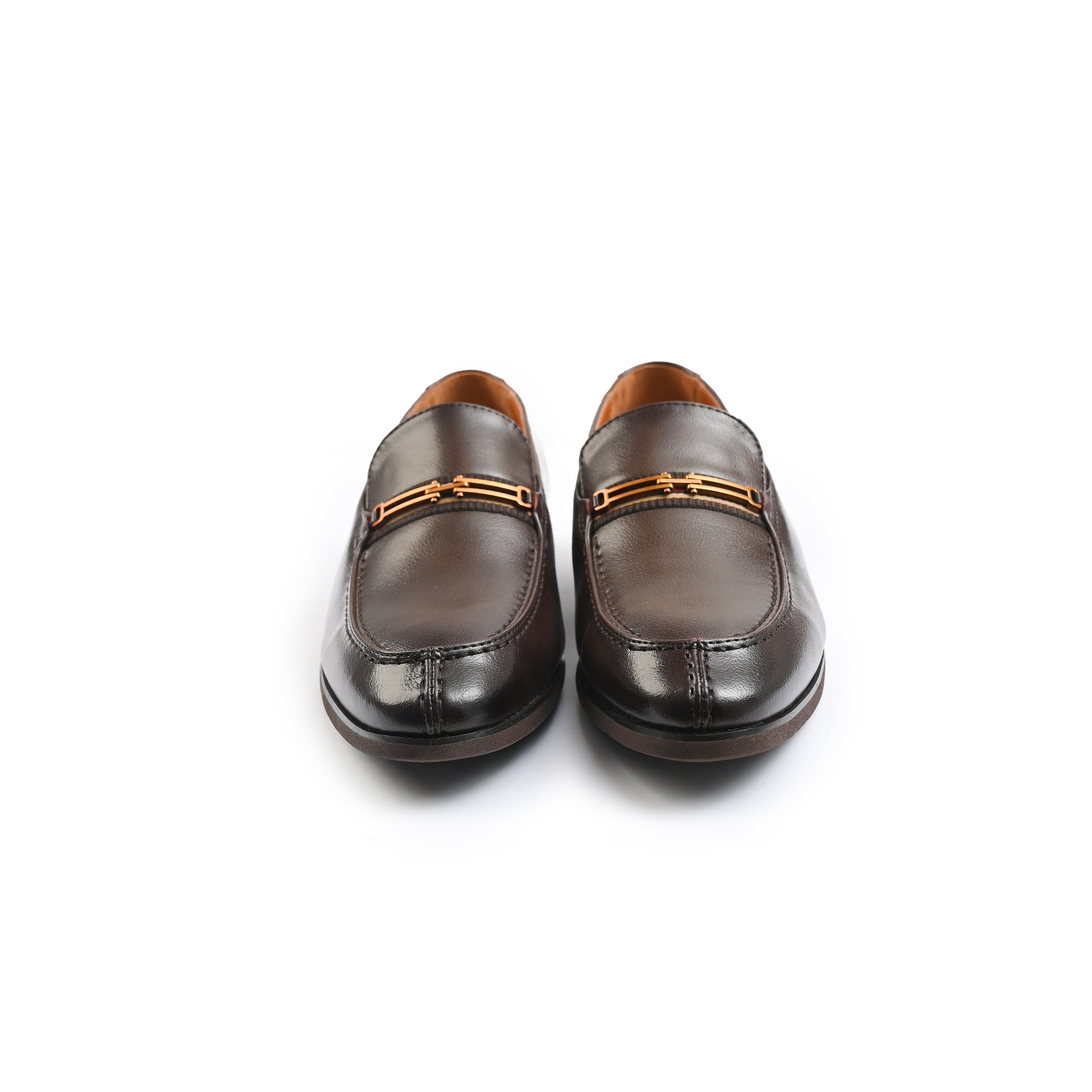 BROWN PEBBLE GRAIN SHOES