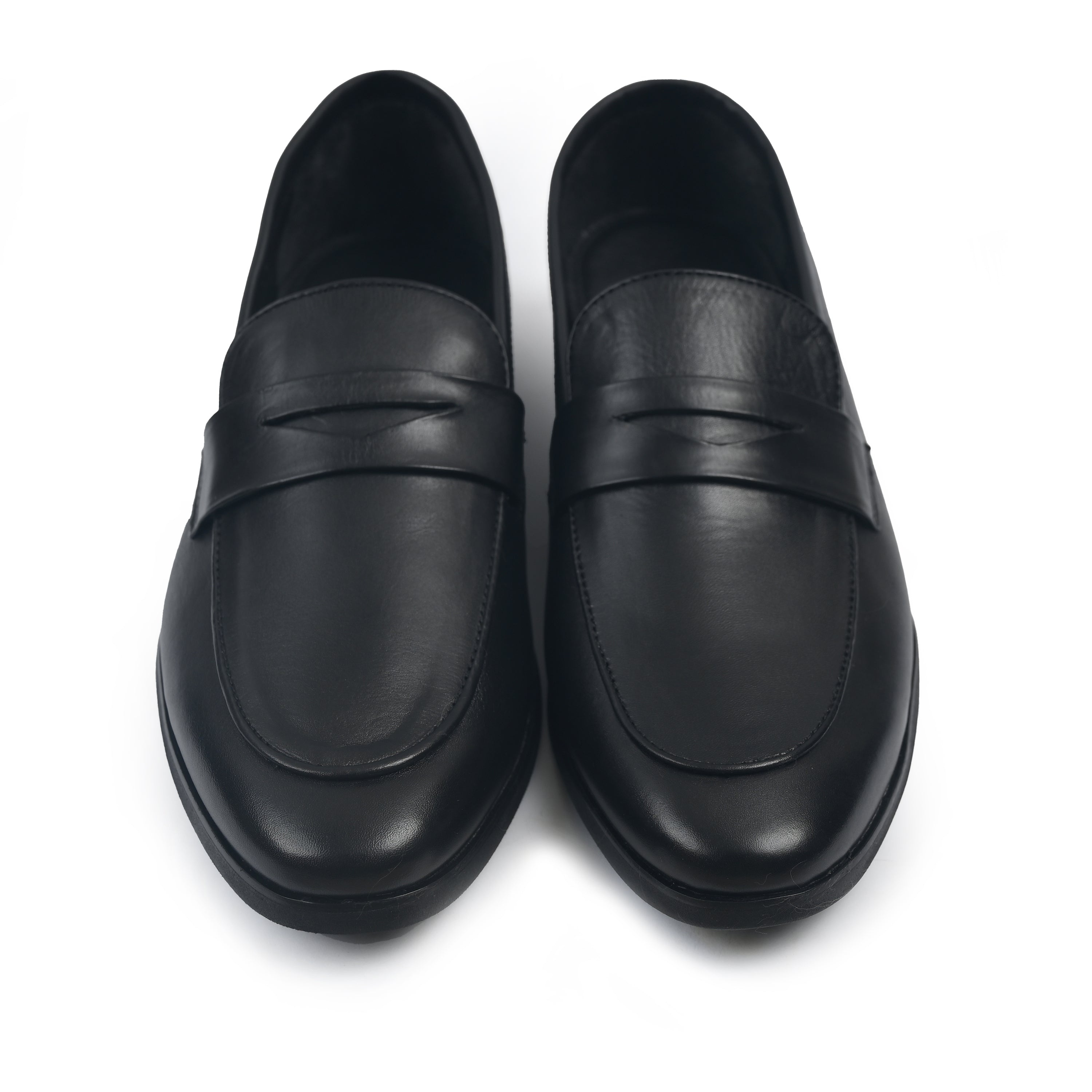 BLACK SOFT LEATHER LOAFER