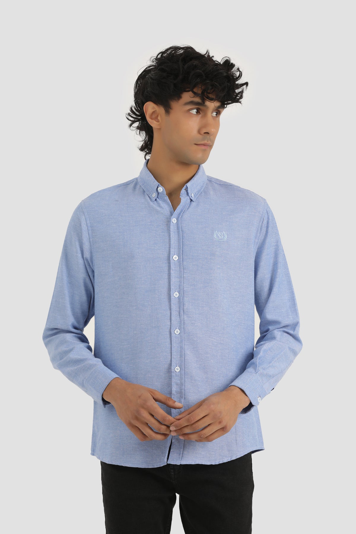 CHAMBRAY COTTON SHIRT