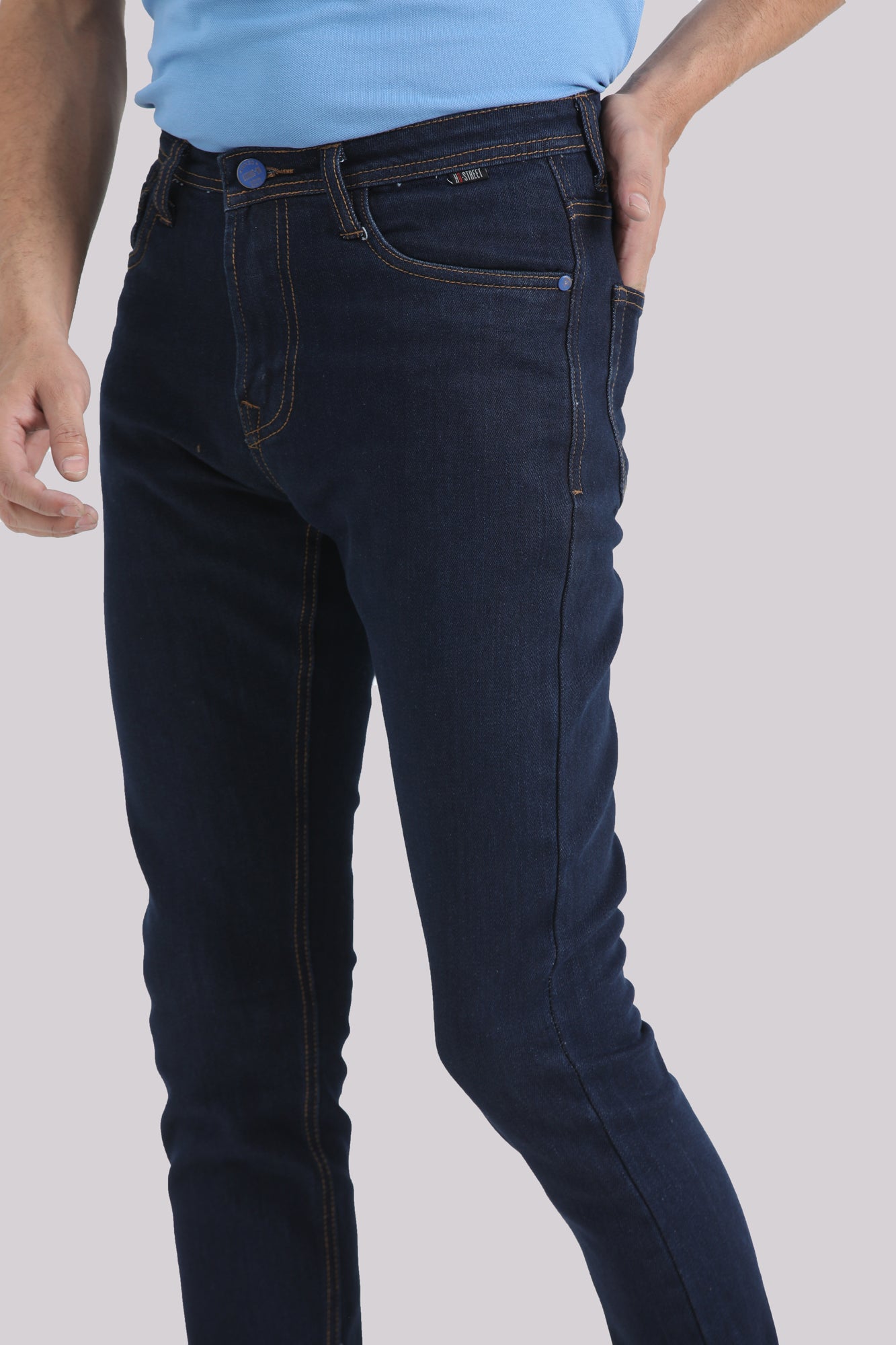 Blue Slim Fit Denim