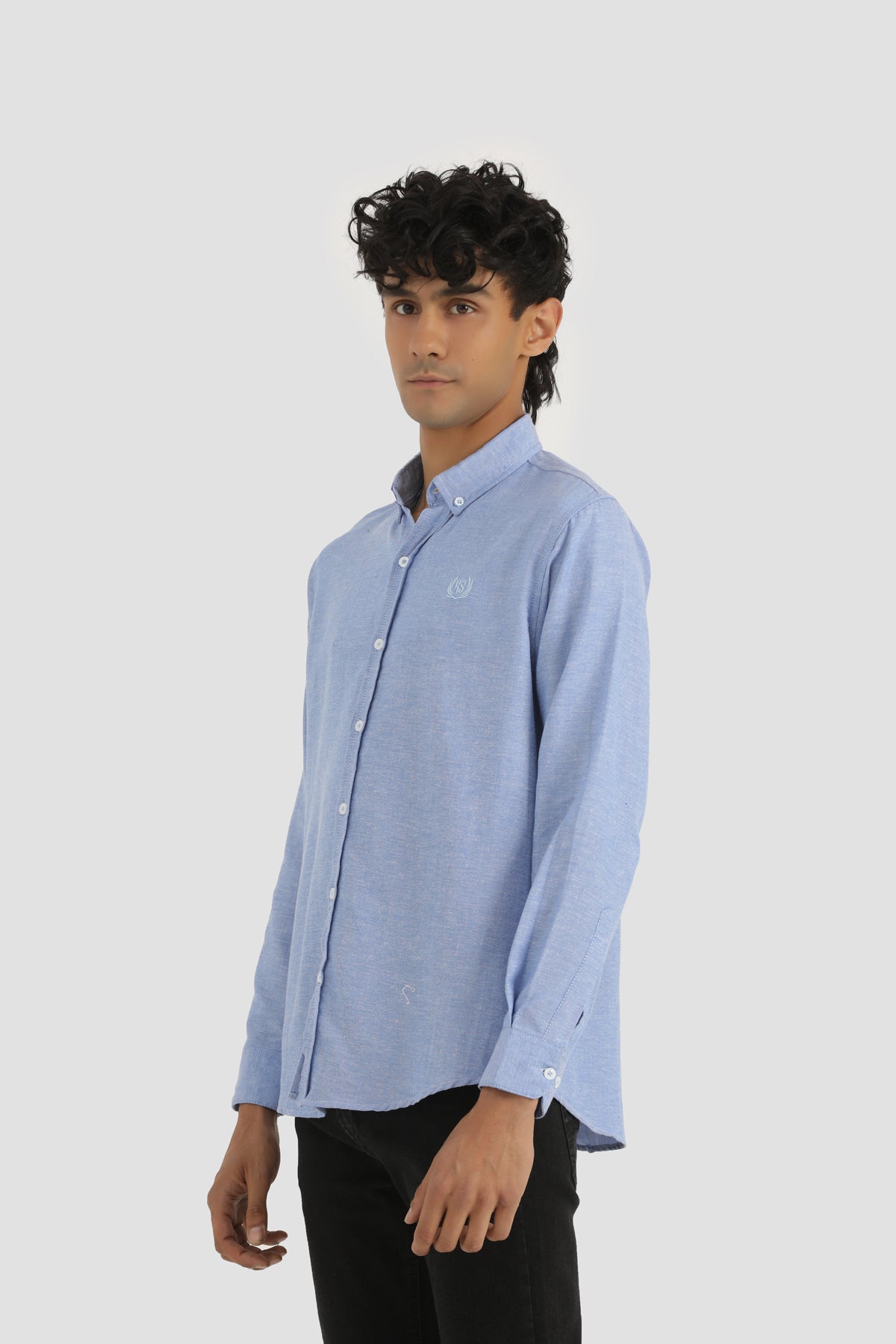 CHAMBRAY COTTON SHIRT