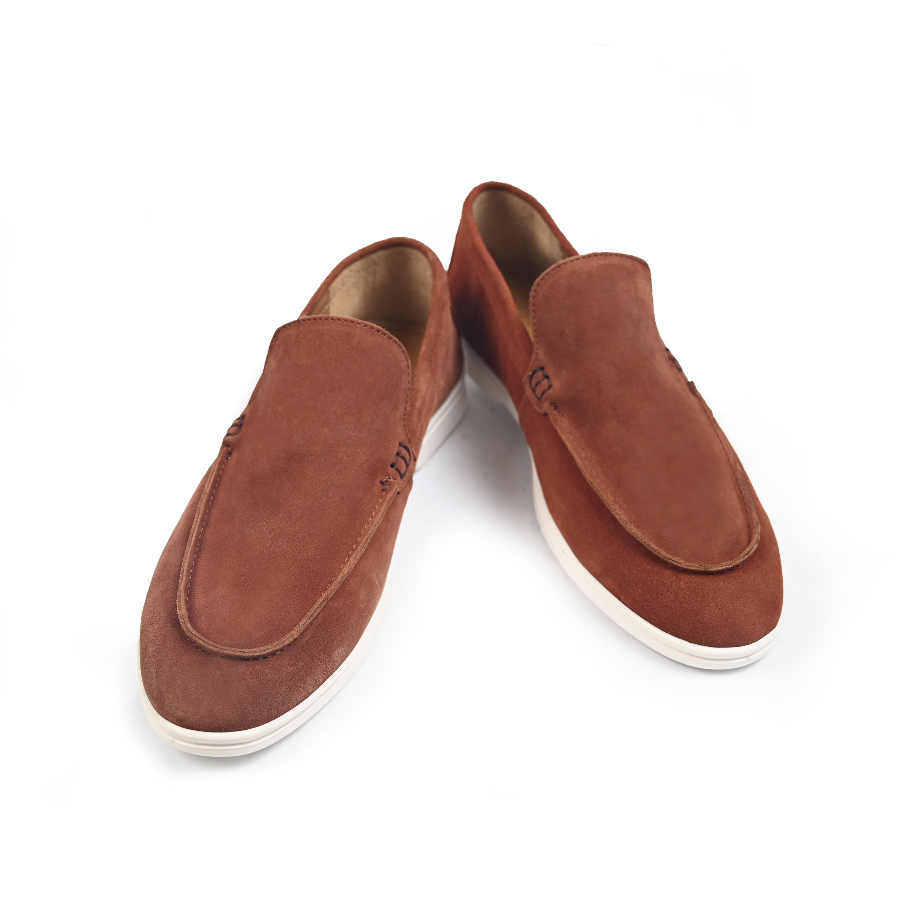 ORANGE SUEDE OLD MONEY SHOES