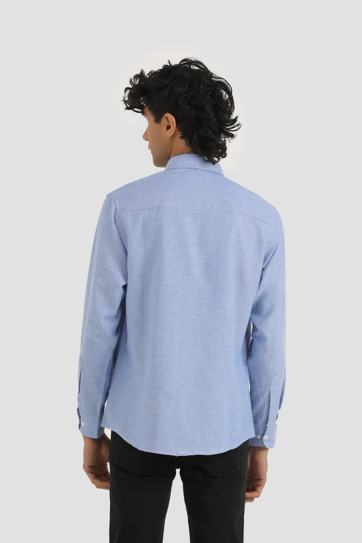 CHAMBRAY COTTON SHIRT