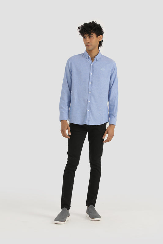 CHAMBRAY COTTON SHIRT