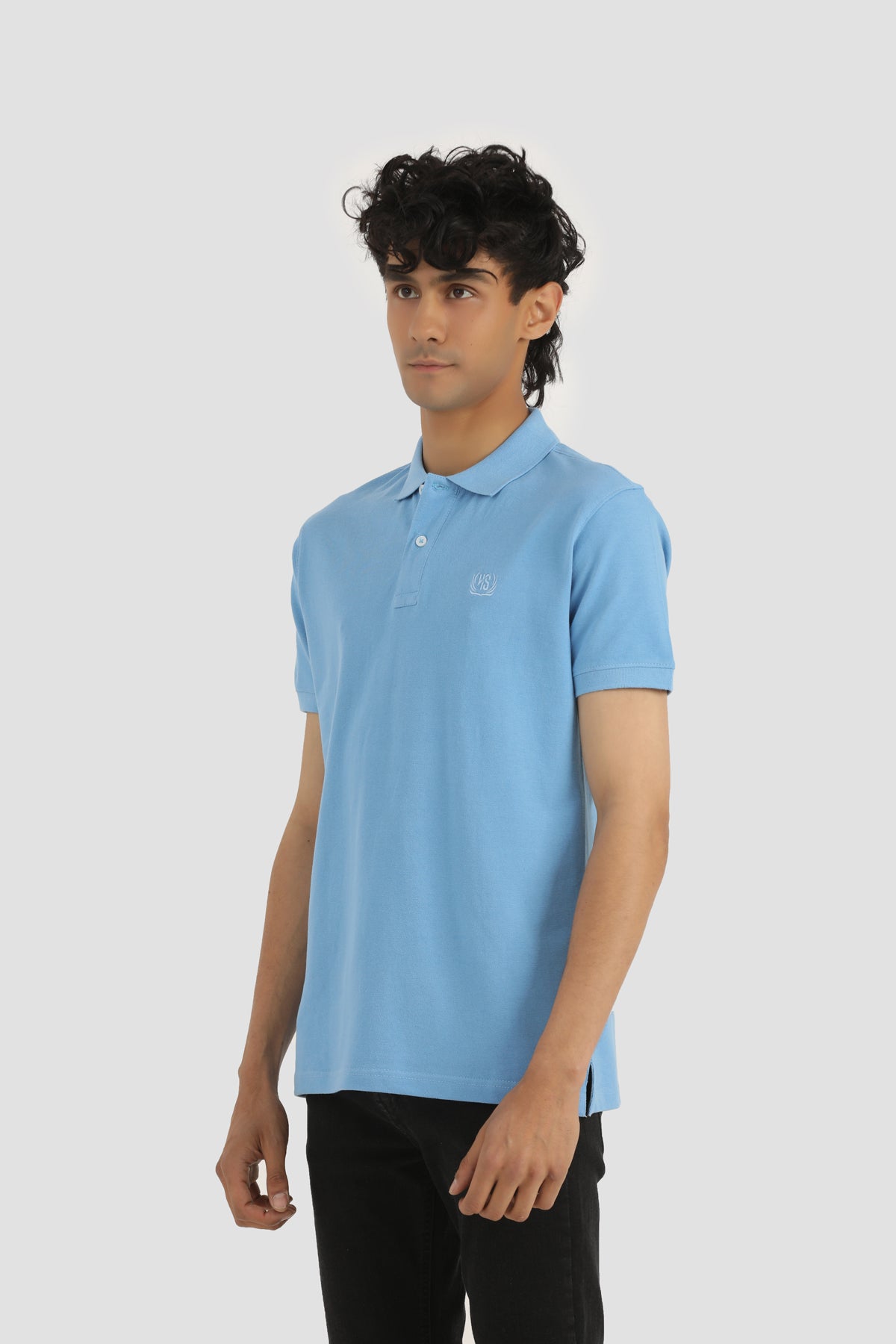 SKY PIQUE POLO SHIRT