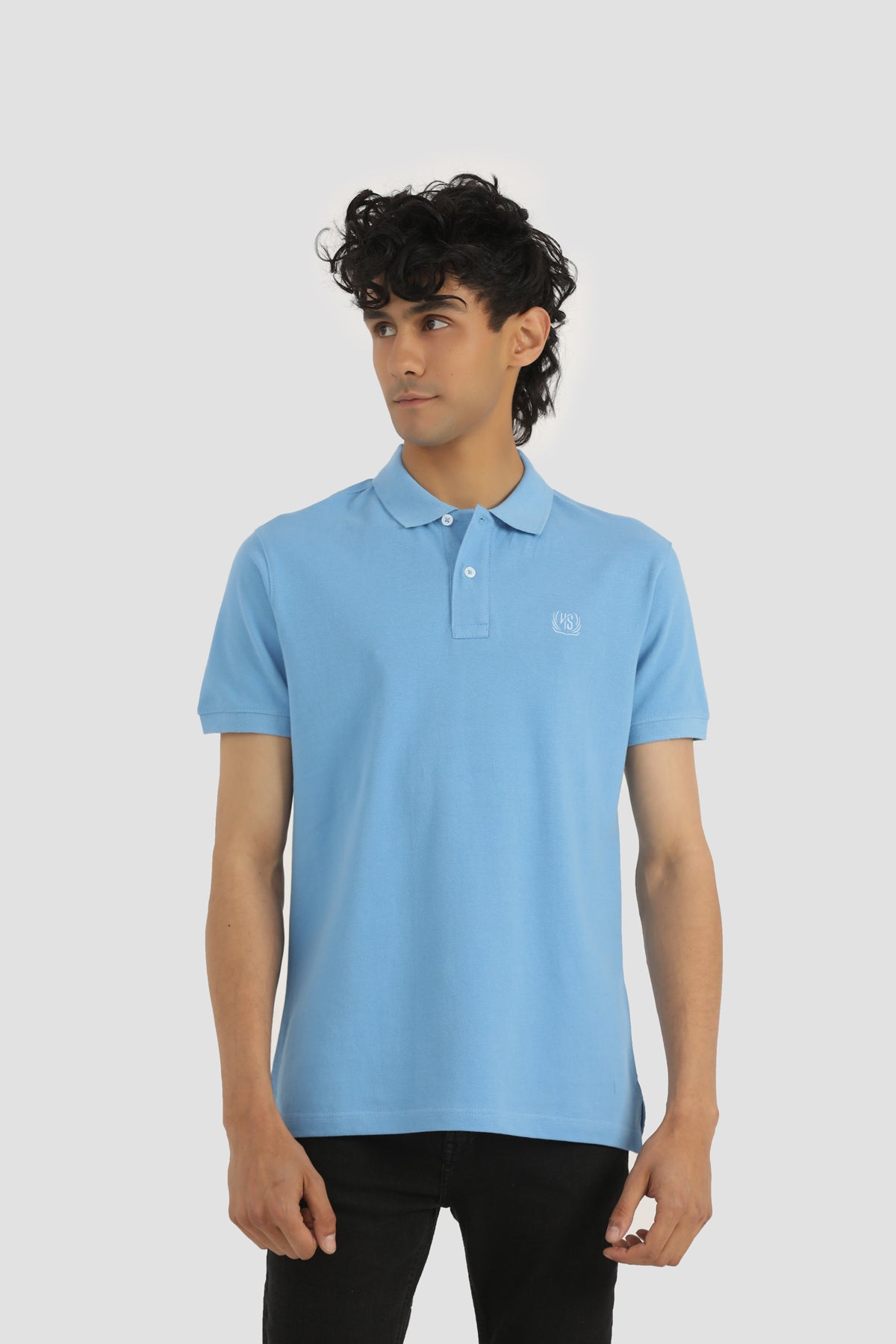 SKY PIQUE POLO SHIRT