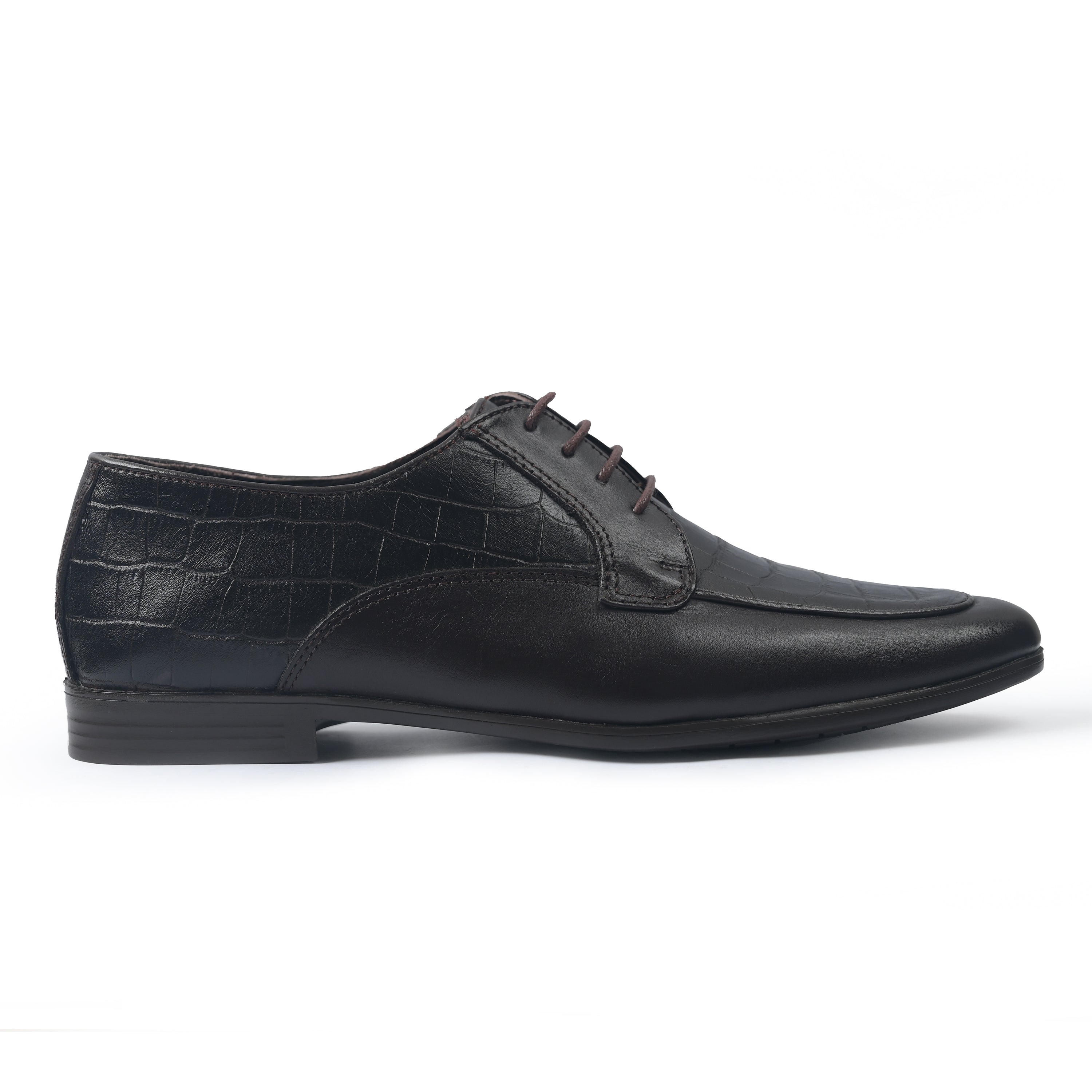 SPLIT LEATHER LACE UP SHOES