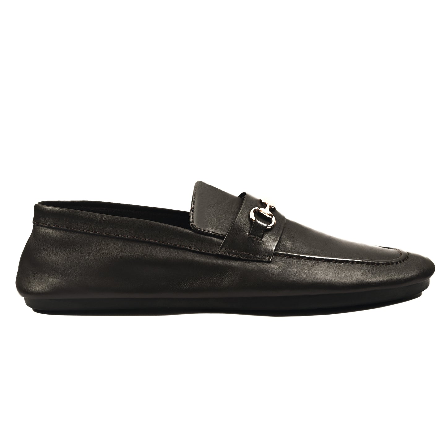 COFFEE SOFT LEATHER SHOES