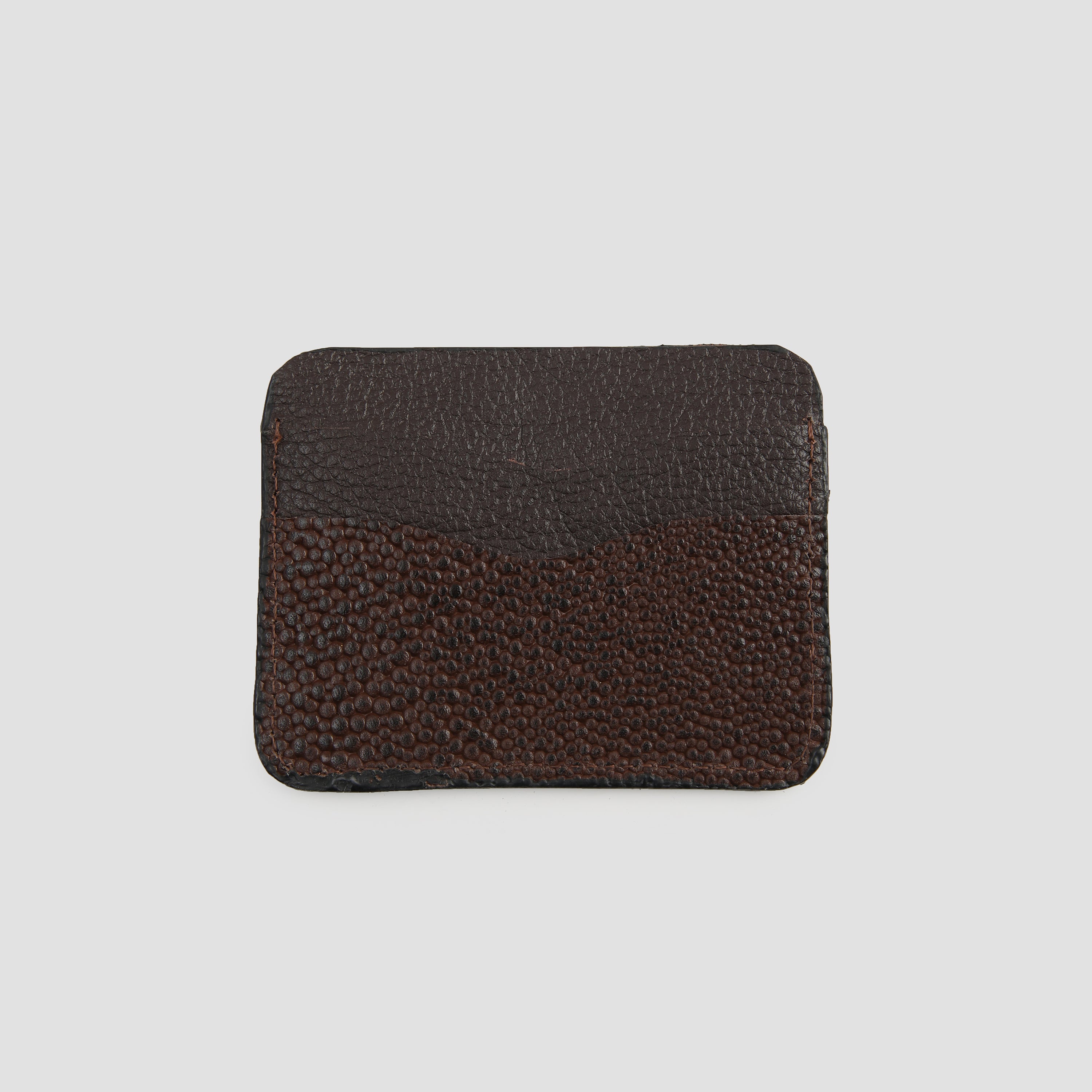 TEXTURED LEATHER CARD HOLDER