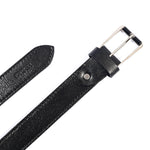 BLACK COW LEATHER BELT