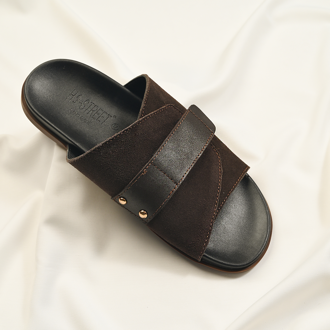 SUEDE LEATHER COMFORT SLIPPER