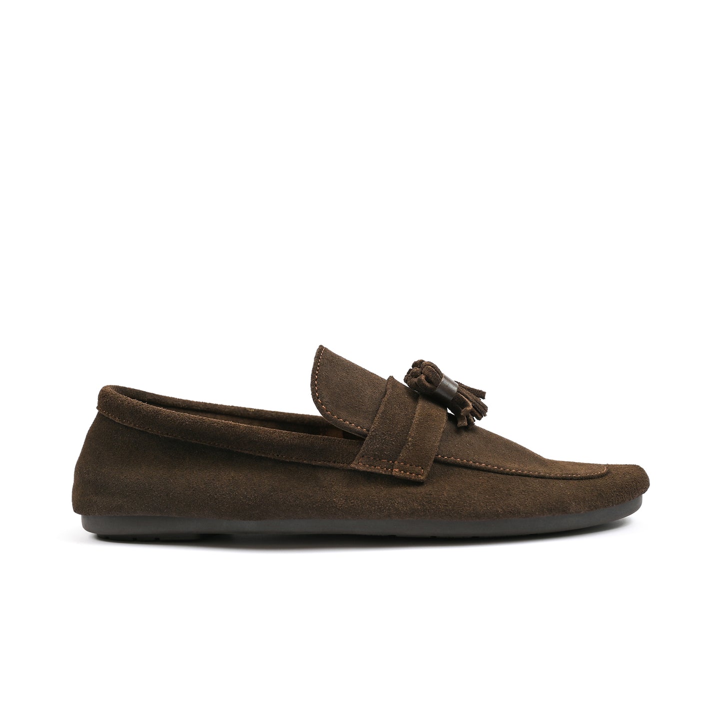 SUEDE LEATHER TASSEL MOCCASIN