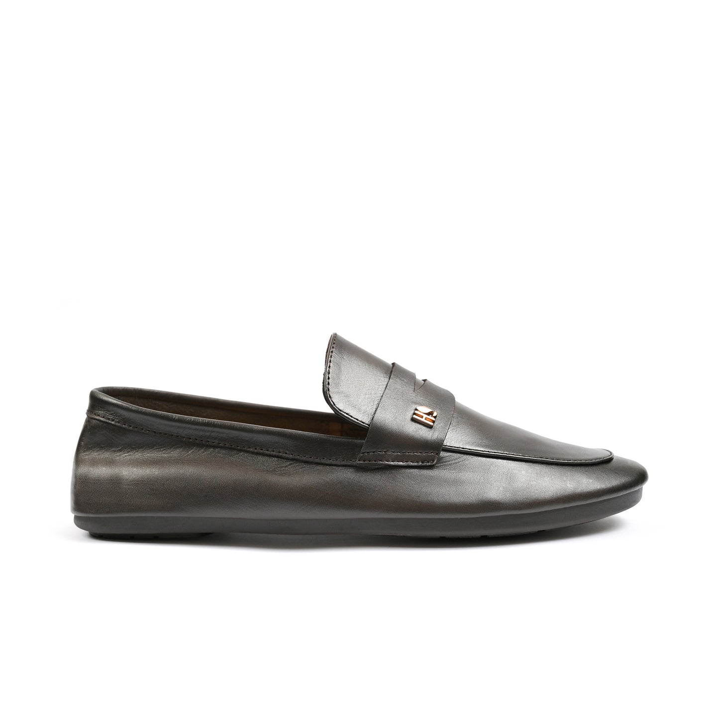 BROWN SOFT LEATHER LOAFERS