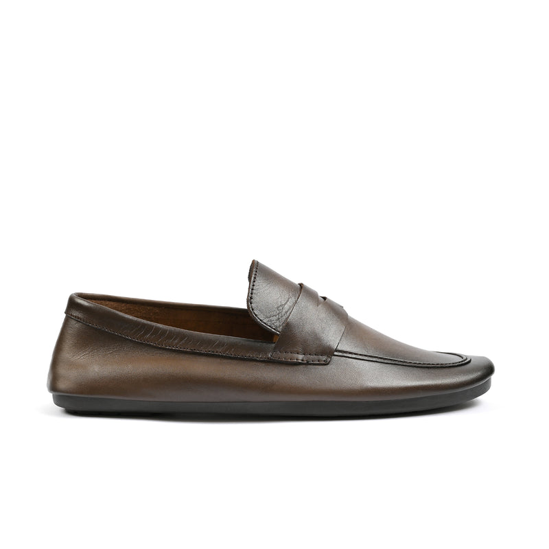 TWO TUNE LEATHER MOCCASIN