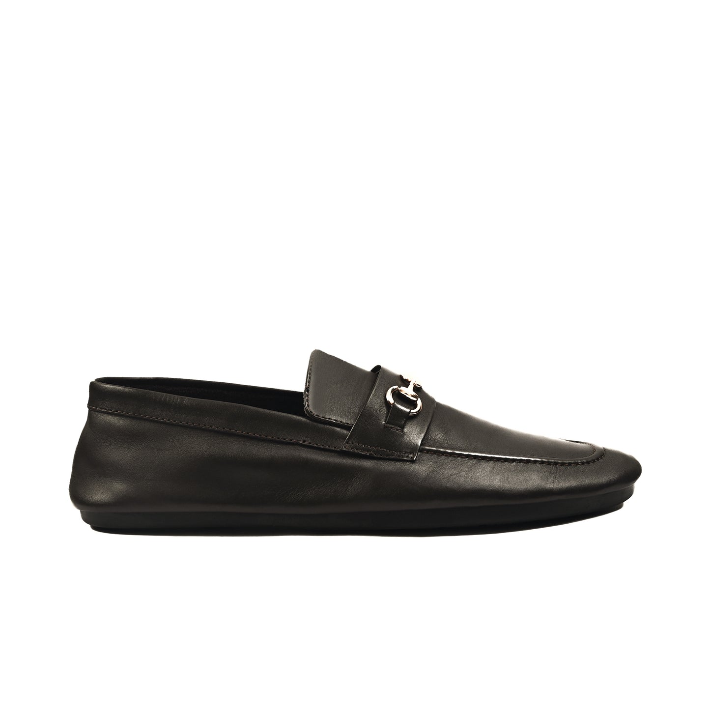 COFFEE SOFT LEATHER SHOES
