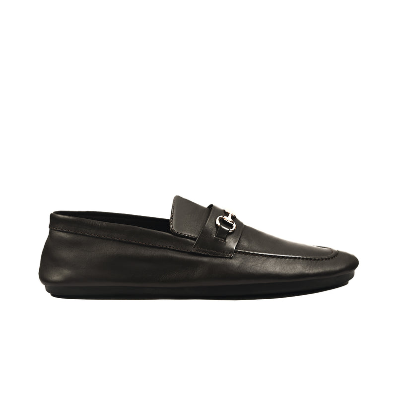 COFFEE SOFT LEATHER SHOES