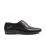 SPLIT LEATHER LACE UP SHOES