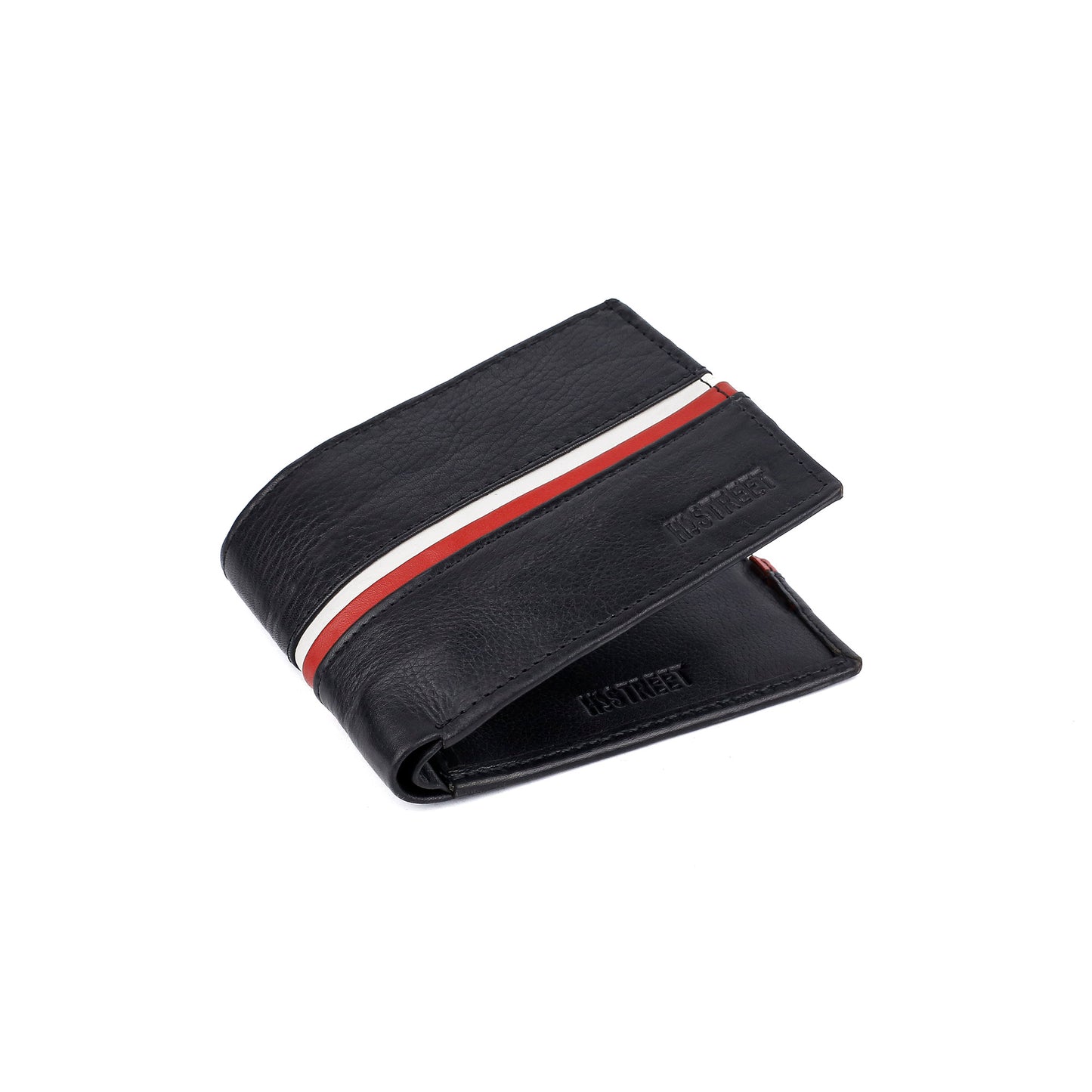 BLACK ANILINE LEATHER WALLET