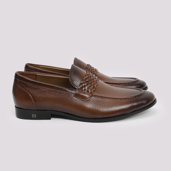 COFFEE MILT TEXTURED SHOES