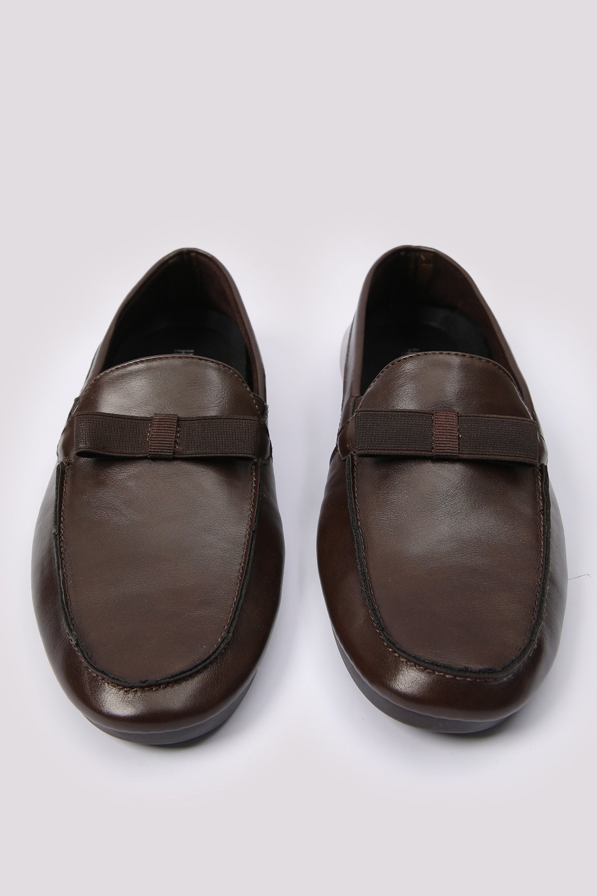 BROWN SOFT LEATHER MOCCASIN