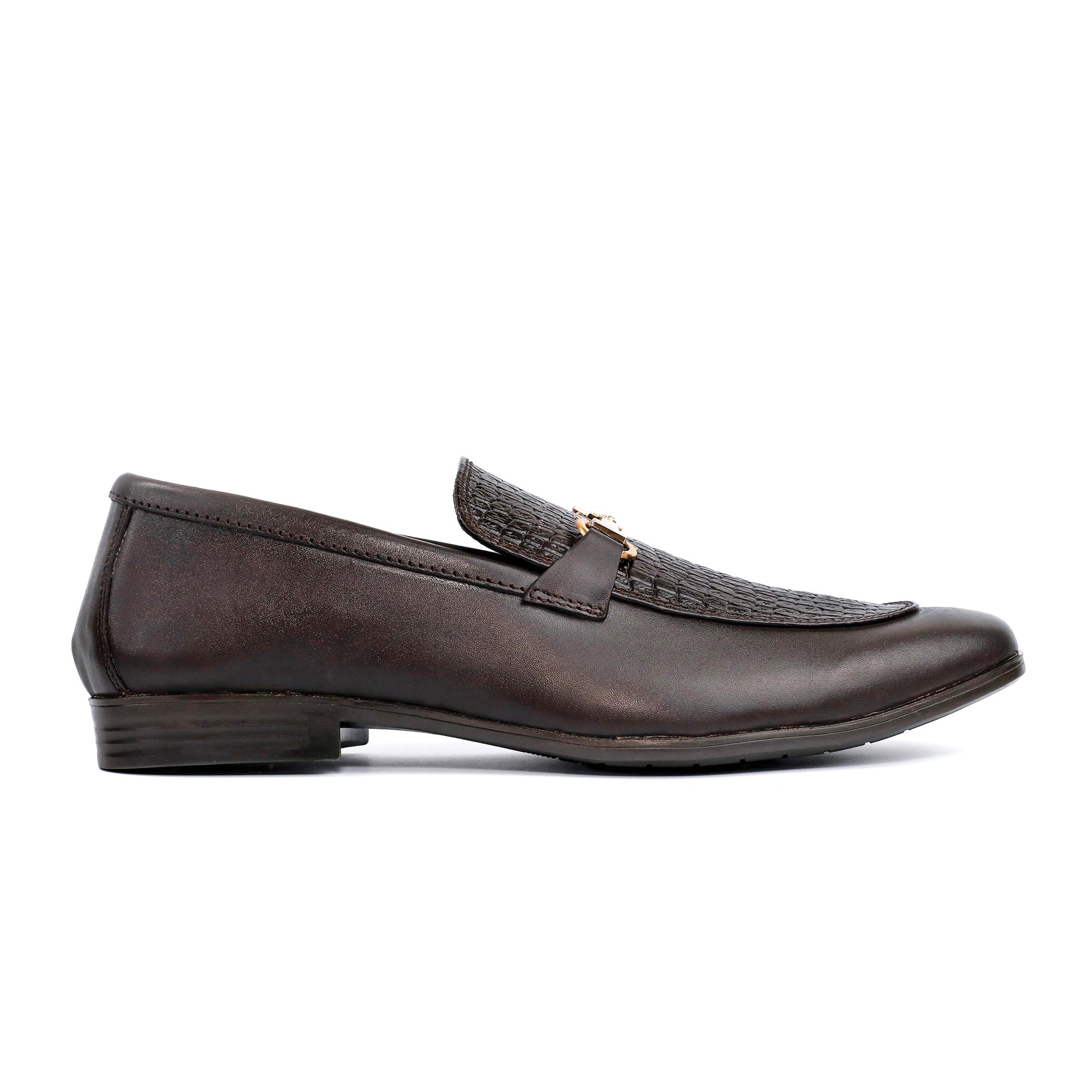 BROWN SPLIT LEATHER SHOES