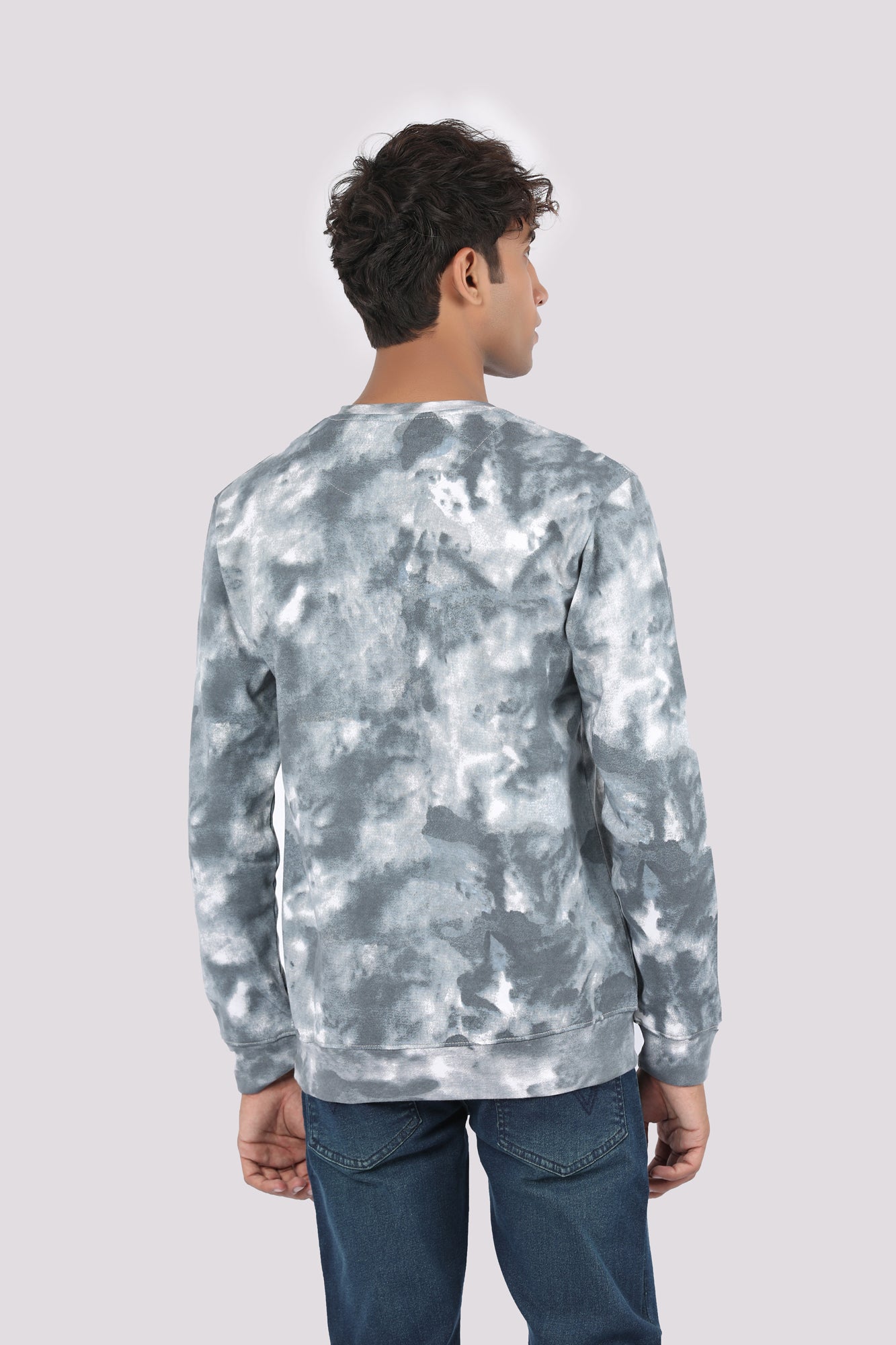 TIE-DYE PRINT SWEAT SHIRT