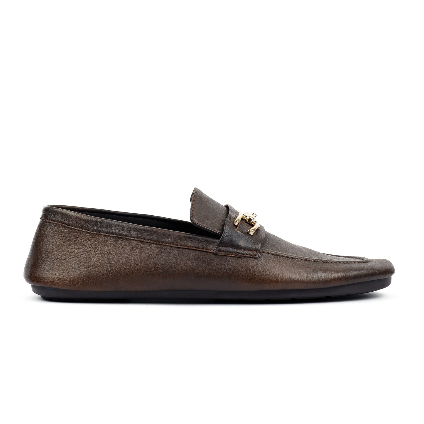 BROWN SOFT LEATHER LOAFER