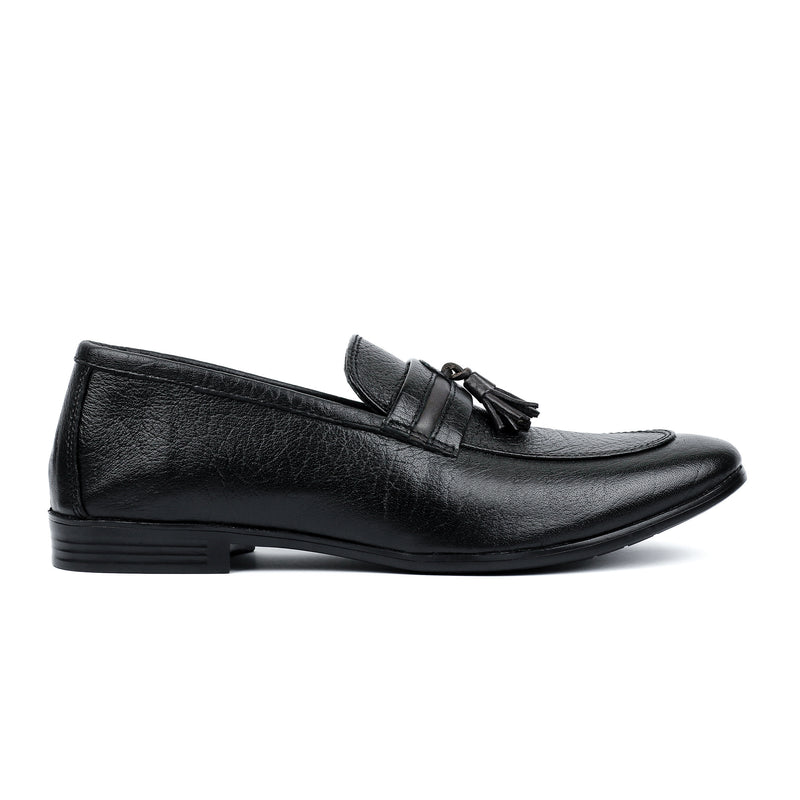 CONTRAST TASSEL LEATHER SHOES