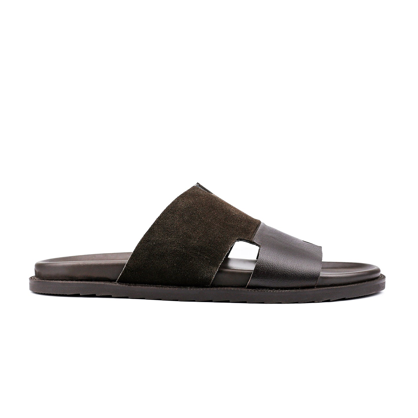 SPLIT LEATHER EVA SLIPPER
