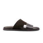SPLIT LEATHER EVA SLIPPER