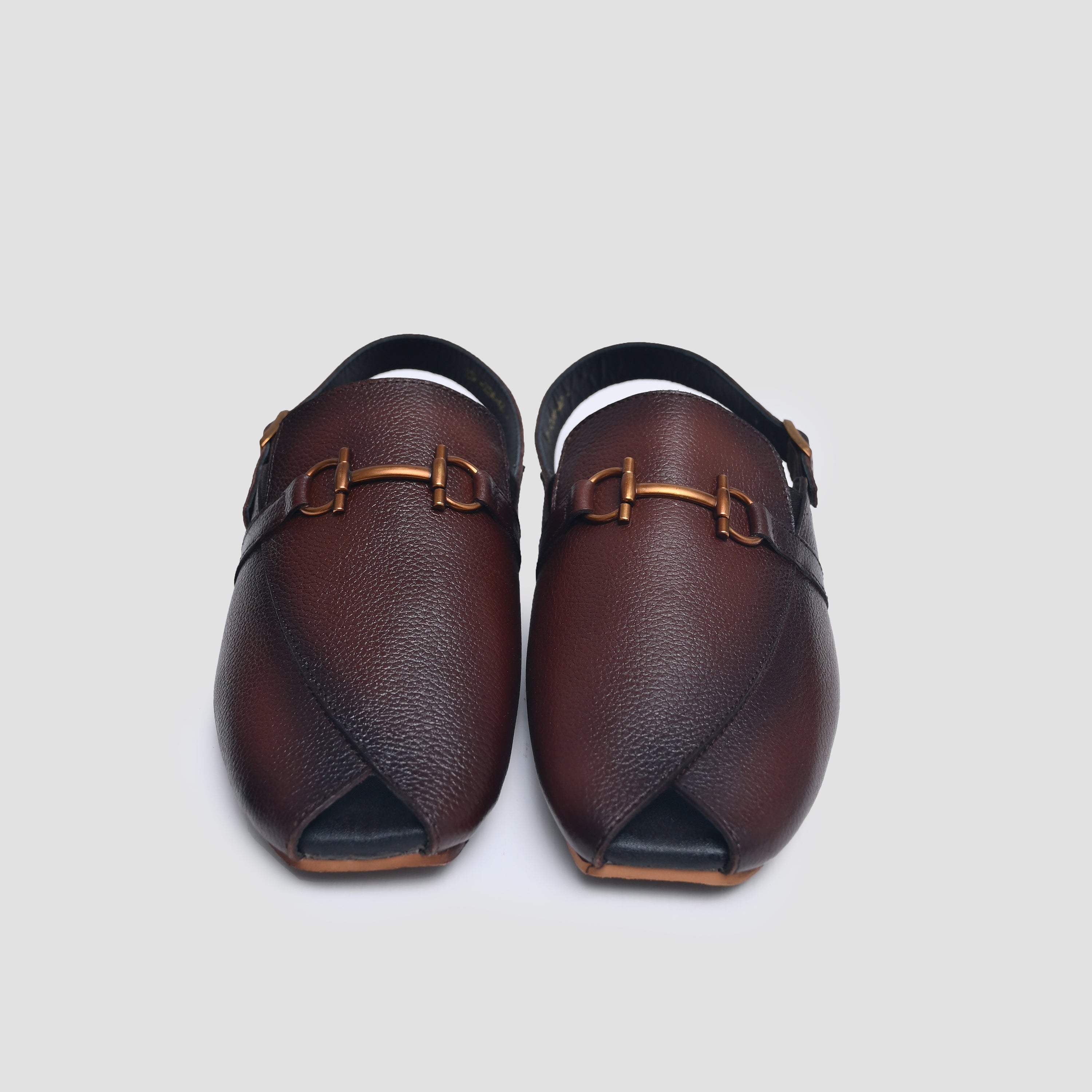 CLASSIC BROWN MILT LEATHER SANDAL