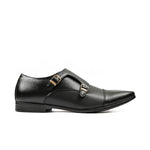 DOUBLE MONK LEARTHER SHOES