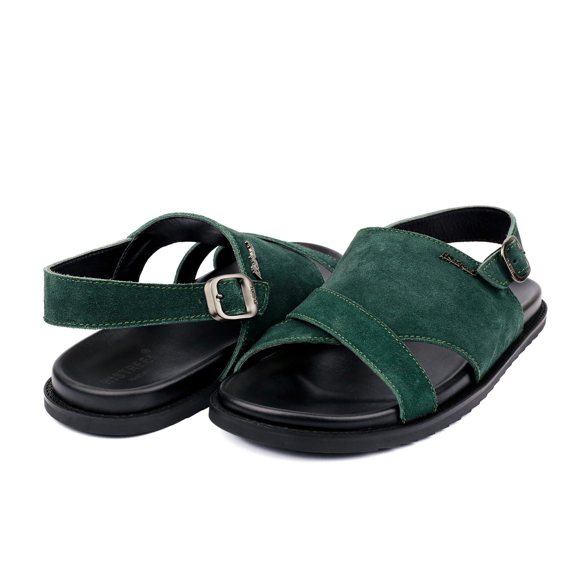 SUED LEATHER COMFORT SANDAL